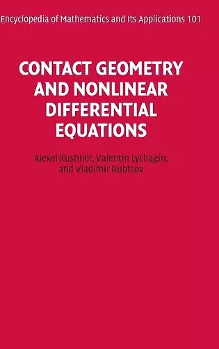 Contact Geometry and Nonlinear Differential Equations cover