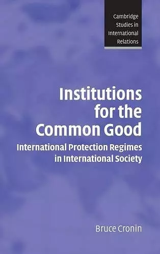 Institutions for the Common Good cover