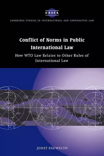 Conflict of Norms in Public International Law cover