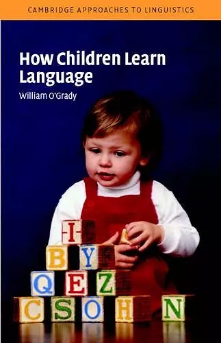 How Children Learn Language cover