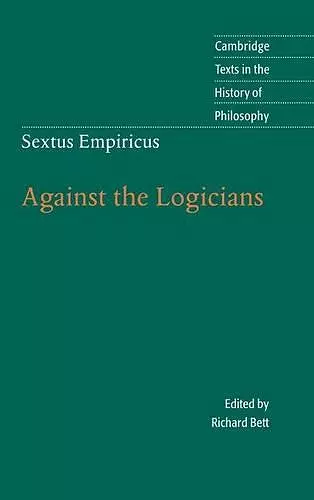 Sextus Empiricus: Against the Logicians cover