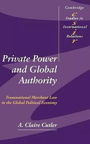 Private Power and Global Authority cover