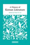 A History of Korean Literature cover