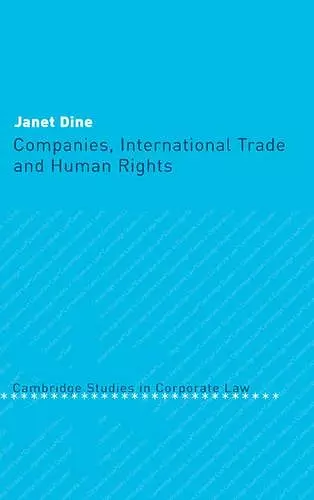 Companies, International Trade and Human Rights cover