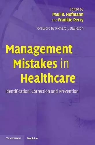 Management Mistakes in Healthcare cover