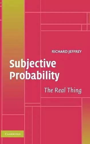 Subjective Probability cover