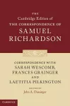 Correspondence with Sarah Wescomb, Frances Grainger and Laetitia Pilkington cover