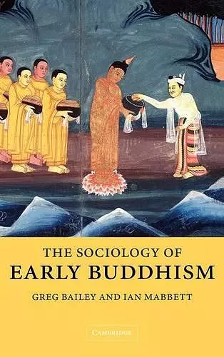 The Sociology of Early Buddhism cover