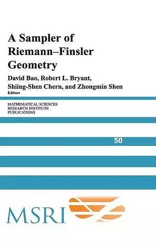 A Sampler of Riemann-Finsler Geometry cover