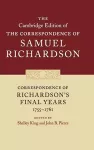 Correspondence of Richardson's Final Years (1755–1761) cover