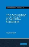 The Acquisition of Complex Sentences cover