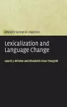 Lexicalization and Language Change cover