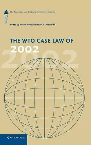 The WTO Case Law of 2002 cover