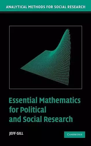 Essential Mathematics for Political and Social Research cover