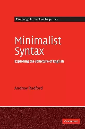 Minimalist Syntax cover