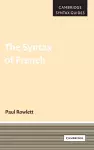 The Syntax of French cover