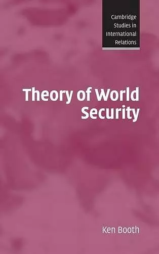 Theory of World Security cover