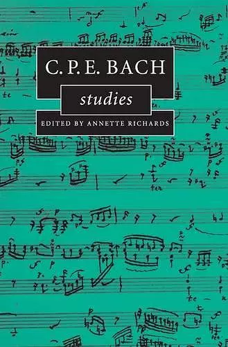 C.P.E. Bach Studies cover