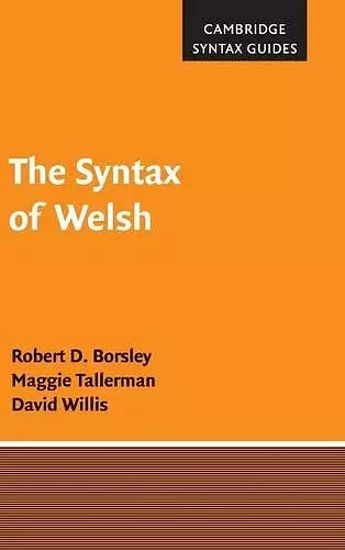 The Syntax of Welsh cover