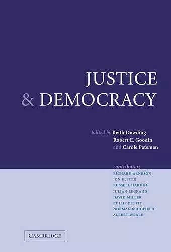 Justice and Democracy cover