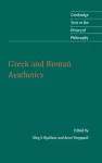 Greek and Roman Aesthetics cover