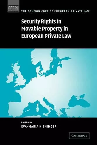 Security Rights in Movable Property in European Private Law cover