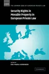 Security Rights in Movable Property in European Private Law cover