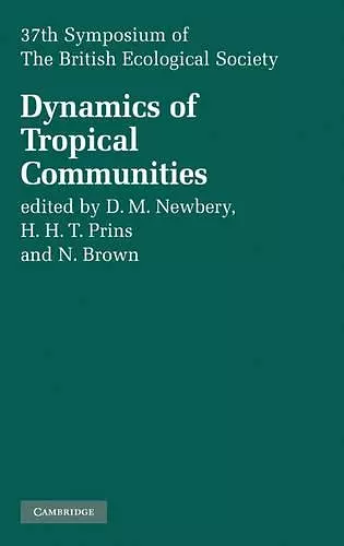 Dynamics of Tropical Communities cover