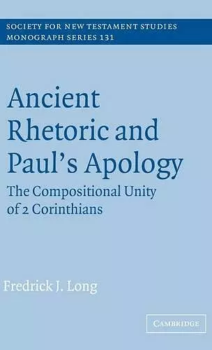 Ancient Rhetoric and Paul's Apology cover