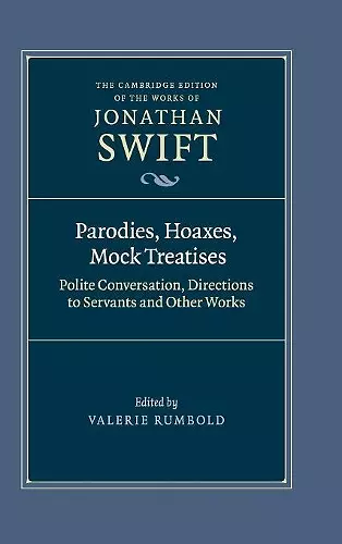 Parodies, Hoaxes, Mock Treatises cover