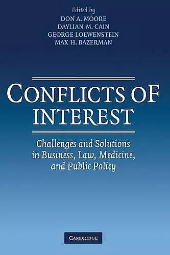 Conflicts of Interest cover