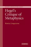 Hegel's Critique of Metaphysics cover