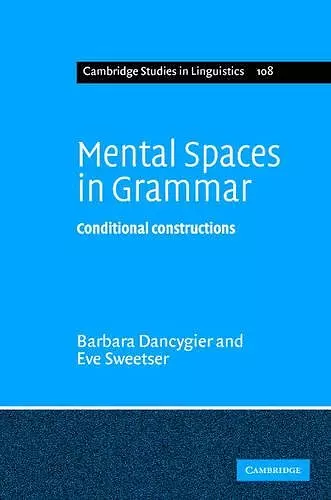 Mental Spaces in Grammar cover