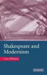 Shakespeare and Modernism cover