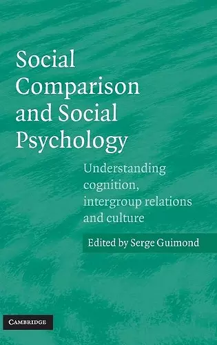 Social Comparison and Social Psychology cover