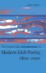 The Cambridge Introduction to Modern Irish Poetry, 1800–2000 cover