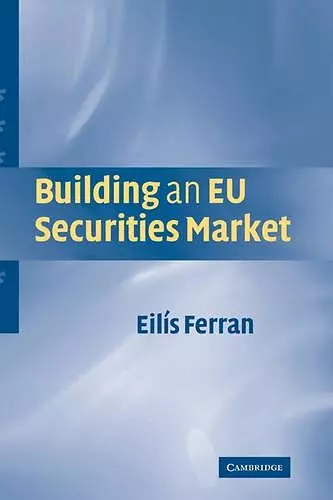 Building an EU Securities Market cover