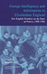 Foreign Intelligence and Information in Elizabethan England: Volume 25 cover