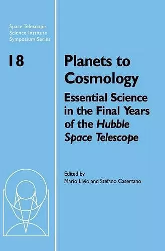 Planets to Cosmology cover