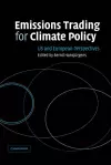 Emissions Trading for Climate Policy cover