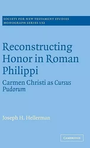 Reconstructing Honor in Roman Philippi cover