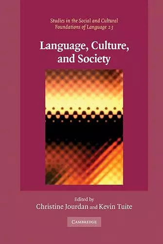 Language, Culture, and Society cover