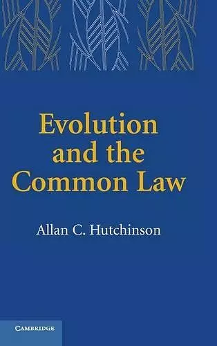 Evolution and the Common Law cover