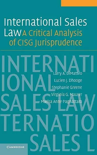 International Sales Law cover