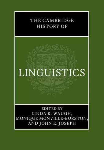 The Cambridge History of Linguistics cover