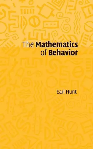 The Mathematics of Behavior cover