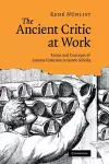 The Ancient Critic at Work cover