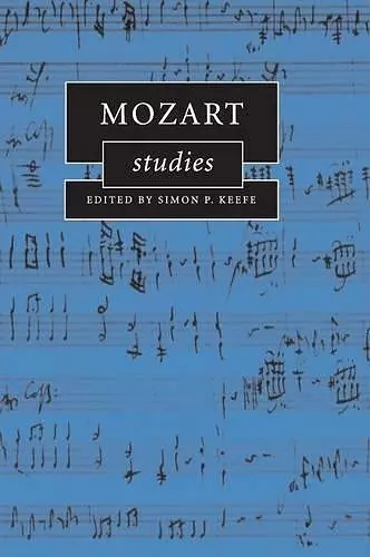 Mozart Studies cover