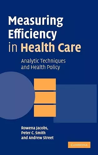 Measuring Efficiency in Health Care cover