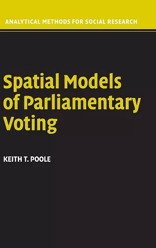 Spatial Models of Parliamentary Voting cover